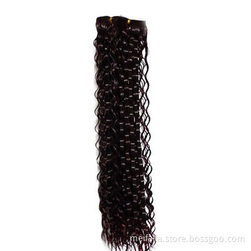 Hot Style French Curly Hair Weaves, Available Various Styles and Colors